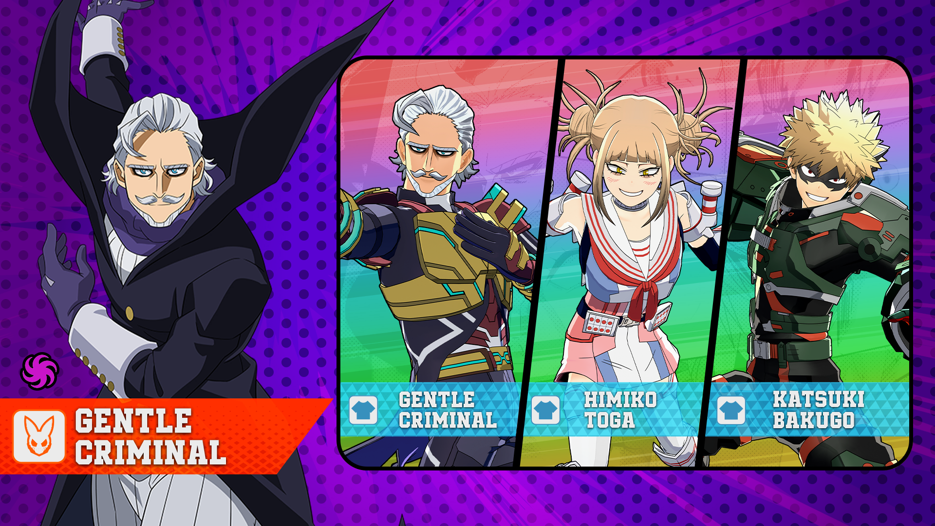¡Llega la fortuna de personajes: Original (T18) - Gentle Criminal!