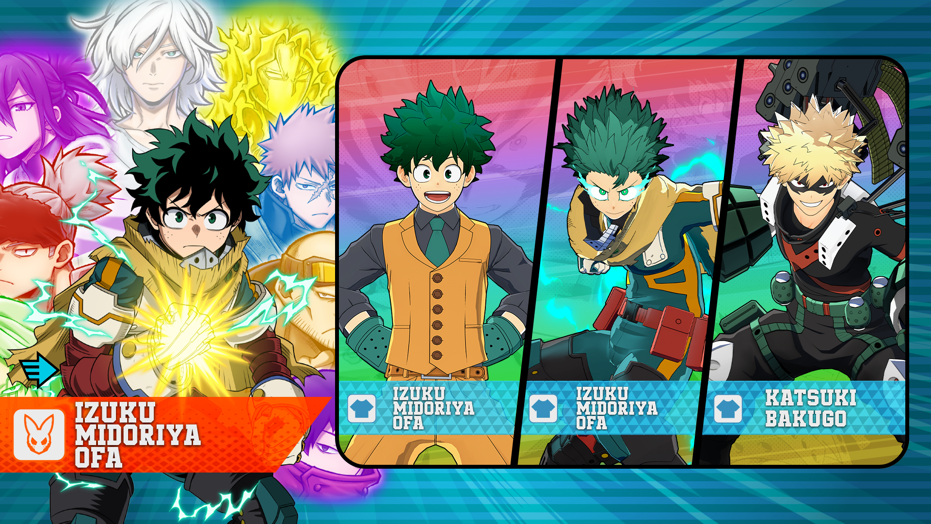 ¡Llega la fortuna de personajes: Original (T18) - Midoriya OFA!